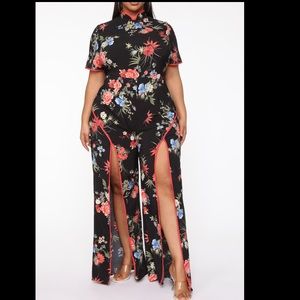 Meili Floral Jumpsuit